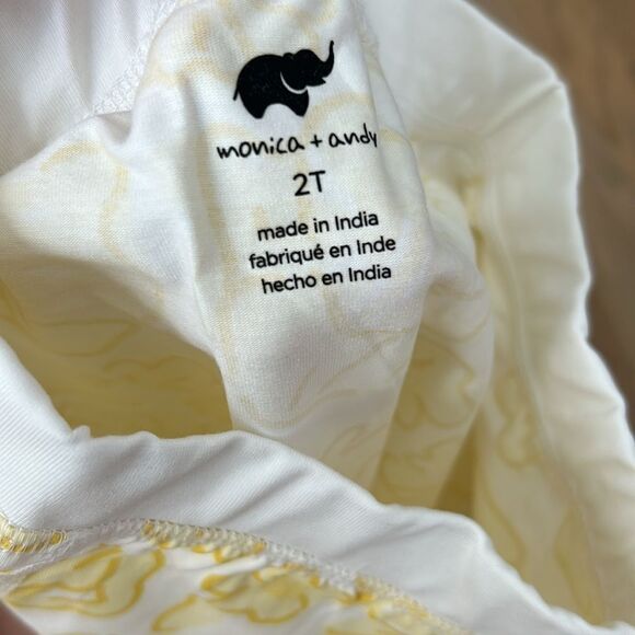 Monica and Andy yellow daffodil pants 2T - Picture 2 of 2